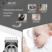 KEMEI | Professional Hair Clipper Silver | KM-1977