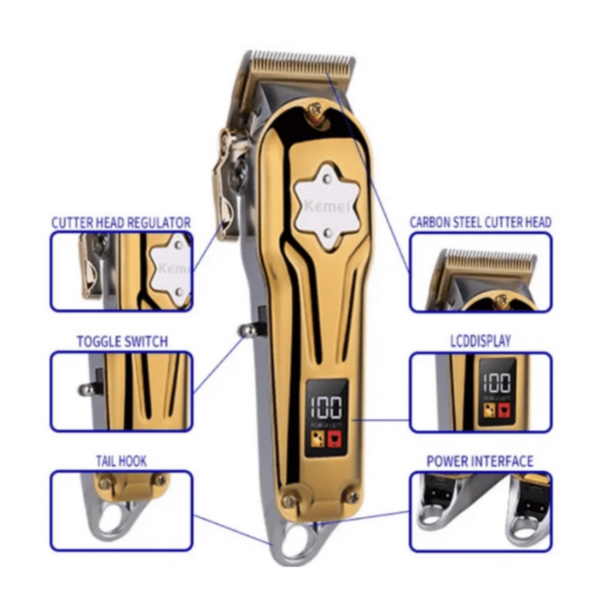 KEMEI | 2 in 1 All Metal Professional Hair Clipper | KM-2011