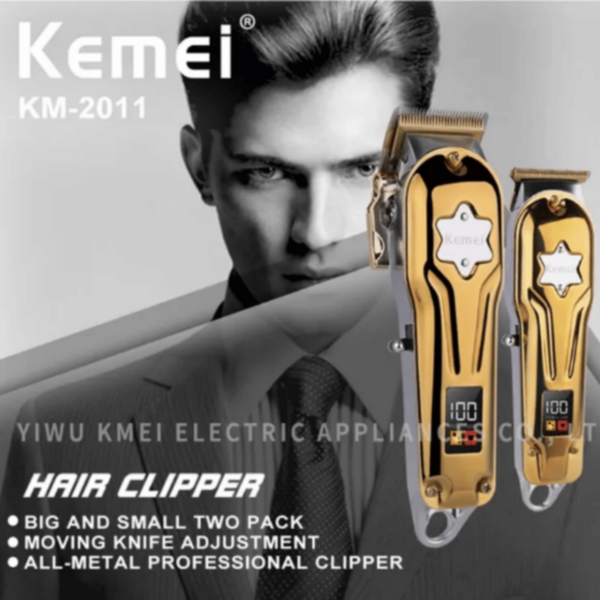 KEMEI | 2 in 1 All Metal Professional Hair Clipper | KM-2011