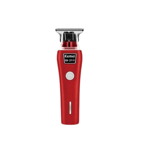 KEMEI | Professional USB Rechargeable Hair Clipper Red | KM-2919