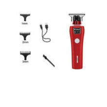 KEMEI | Professional USB Rechargeable Hair Clipper Red | KM-2919