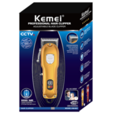 KEMEI | Metal Body Electric LED Digital Display Hair Clipper | KM-802
