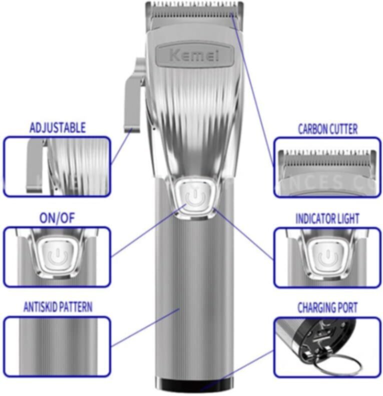 KEMEI | Professional Electric Cordless Hair Trimmer Rechargeable |KM-K32