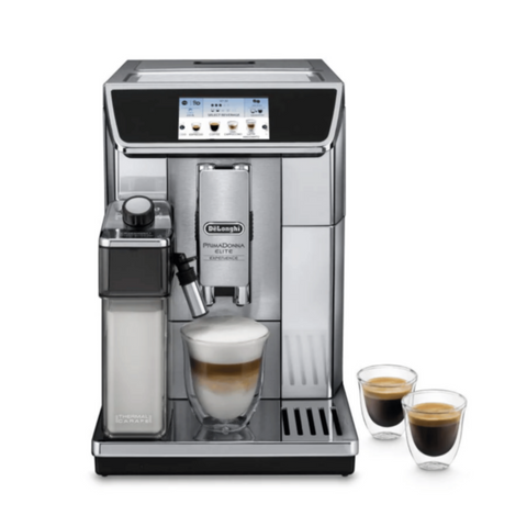 DELONGHI | PrimaDonna Elite Experience Automatic Coffee Machine Metal Silver | ECAM650.85.MS