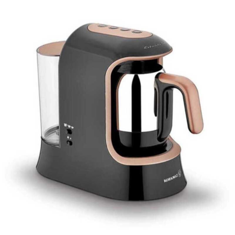 KORKMAZ | Kahvekolik Aqua Coffee Machine Black/Rosegold | KO-A862-02