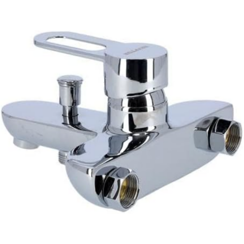 KRYPTON | Hexa Series Zinc Chrome Finish Single Lever Bath | KNSW6145