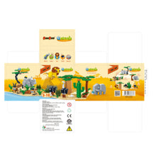 BANBAO | Qnimals African Savannah Building Toy | 6667