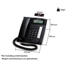 PANASONIC | Corded Telephone Black | KX TS 880
