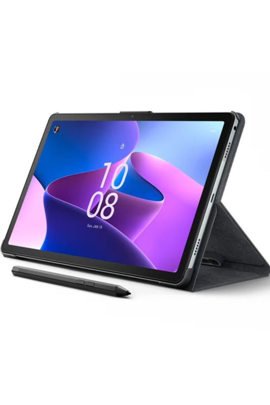 LENOVO | Tab M10 Plus - Tab 125FU, Storm Grey, 4GB, 128GB, MicroSD Card (up to 1TB), Wifi, Front 8.0MP / Rear 8.0MP, USB-C 2.0, 7500mAh, Android 12.Â Pen + Folio Case | ZAAJ0357AE