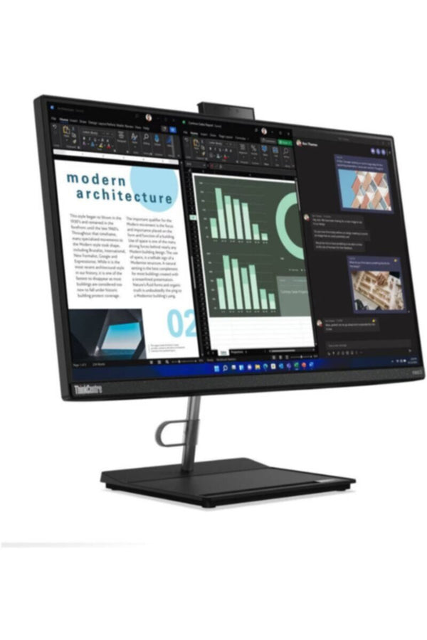 LENOVO | ThinkCentre Neo 30A 24 AIO Desktop PC, 23.8" FHD IPS, Intel Core i7-1260P CPU, 8GB RAM, 512GB SSD, Intel Iris Xe Graphics | 12B000E6AX