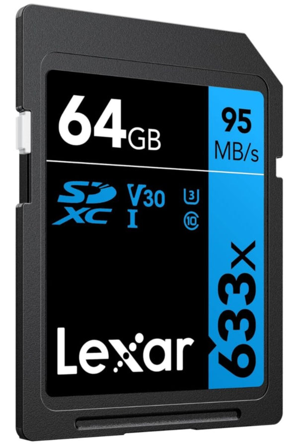 LEXAR | 633x Micro SDHC/SDXC UHS-I Card 95MBPS-64Gb | MMBEIAS000008