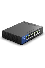 LINKSYS | Switch, Gigabit, Unmanaged, 5-Port | MLKITSWLGS105
