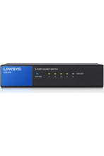 LINKSYS | Switch, Gigabit, Unmanaged, 5-Port | MLKITSWLGS105