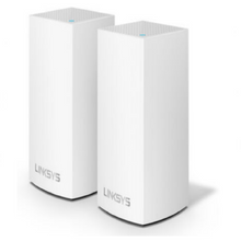 LINKSYS | Velop Dual Band AC1300 Mesh Wi-Fi 5 Router Pack of 2 | MLKITRTWHW102
