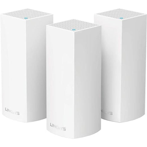LINKSYS | Velop Whole Home Mesh Wi-Fi System Router White Pack of 3 | MLKITRTWHW303B
