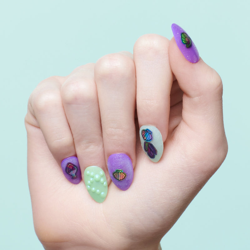 COOL MAKER | Goglam Nail Surprise Manicure Set with Surprise Feature Press on Nails and Polish | IBD106TOY02596
