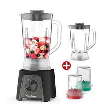 MOULINEX | Blendeo 450W 1.5L Grinder & Chopper Extra Jar and Blade Black | LM2CR8M1
