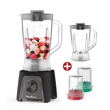 MOULINEX | Blendeo 450W 1.5L Grinder & Chopper Extra Jar and Blade Black | LM2CR8M1