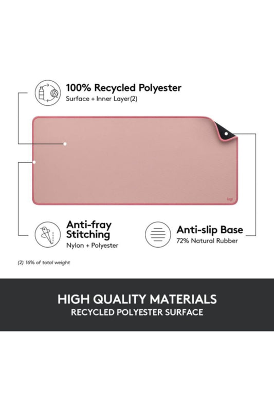 LOGITECH | Desk Mat-Dark Rose | TE0179426