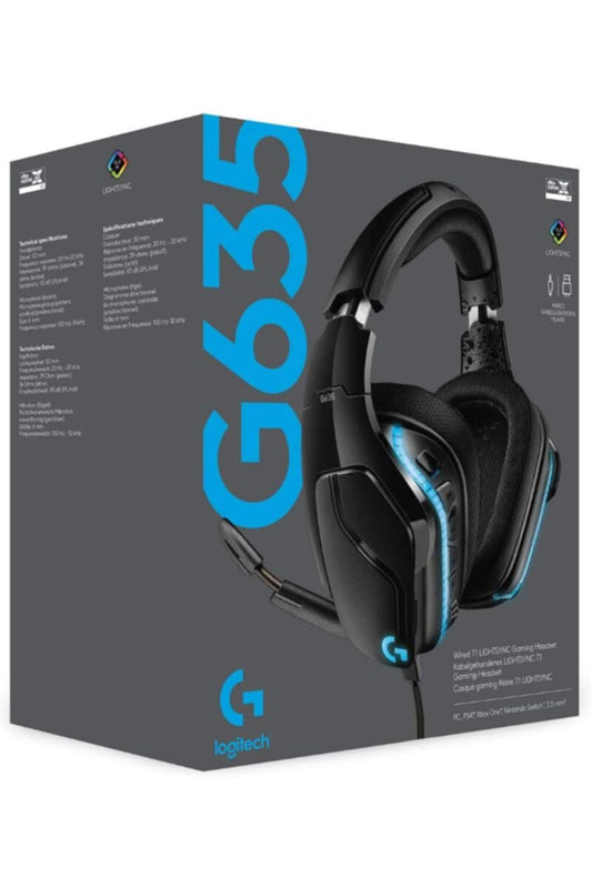 LOGITECH | G635 Gaming Headset Wired-Surround Sound | TE0162212