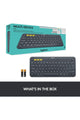 LOGITECH | K380 Multi-Device Bluetooth Keyboard-Dark Grey | TE0171403