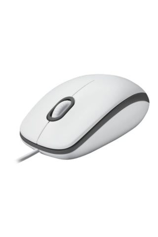 LOGITECH | M100 Corded Mouse White | TE0206785