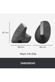 LOGITECH | Mx Vertical Graphite Mouse Black | TE0135959