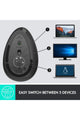 LOGITECH | Mx Vertical Graphite Mouse Black | TE0135959