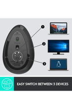 LOGITECH | Mx Vertical Graphite Mouse Black | TE0135959