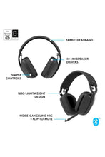 LOGITECH | Zone Vibe 100 Lightweight Wireless Over-Ear Headphones | TE0201940