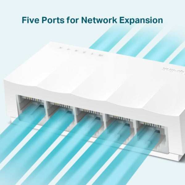TP-LINK | 5-Port 10/100Mbps Desktop Switch | LS1005