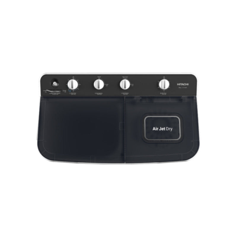 HITACHI | Twin Tub Washing Machine 12kg White | LTT 12JWT MRG