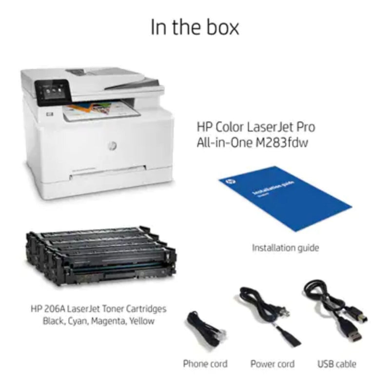 HP | Color LaserJet Printer Pro MFP | M283fdw