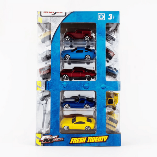 MAISTO | Fm 3" Vehicles, 20 Pack Car Toy  | MAI115TOY00490
