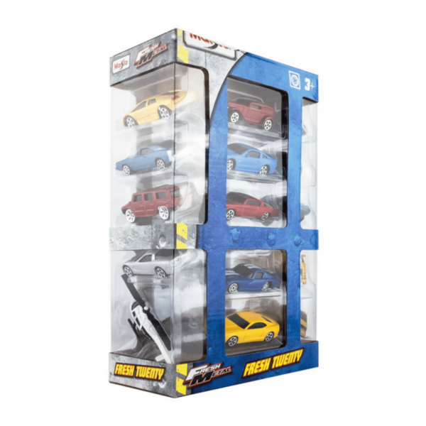 MAISTO | Fm 3" Vehicles, 20 Pack Car Toy  | MAI115TOY00490