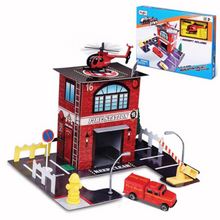 MAISTO | Fresh Metal Build N Play Set Fire Station | MAI115TOY00695