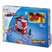 MAISTO | Fresh Metal Build N Play Set Fire Station | MAI115TOY00695