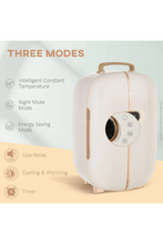 GREEN LION | Makeup Fridge Temperature Control Quiet Mode Professional Organization Keep Fresh & Dry