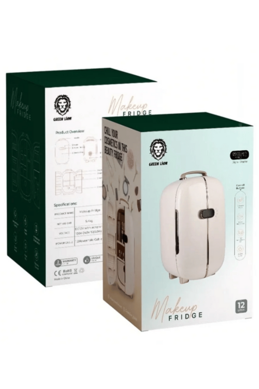 GREEN LION | Makeup Fridge Temperature Control Quiet Mode Professional Organization Keep Fresh & Dry