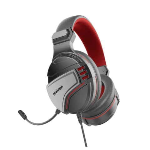 VERTUX | Amplified Stereo Wired Gaming Headset Red | MALAGA.RED