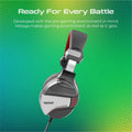VERTUX | Amplified Stereo Wired Gaming Headset Red | MALAGA.RED