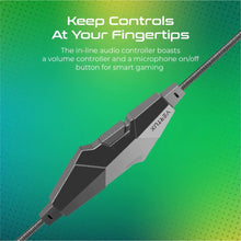 VERTUX | Amplified Stereo Wired Gaming Headset Red | MALAGA.RED