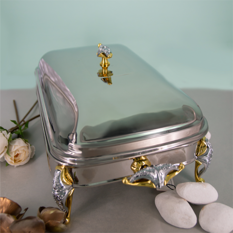 GENERIC | Malaika Gold Oblong 2Xl  5 Qts Warmer | H2513056