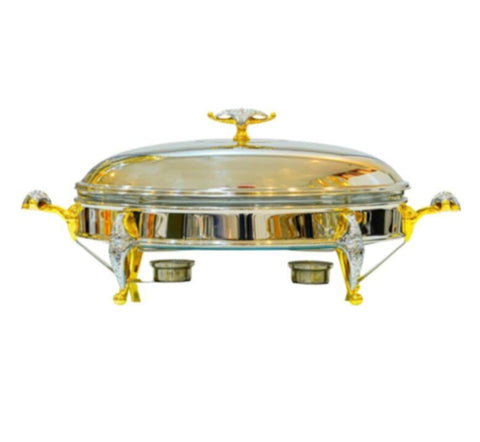 GENERIC | Malaika Gold Oval 3  Qts Warmer | H2513057