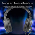 VERTUX | Ultra-Immersive Gaming Headset with Virtual 7.1 Surround Sound 40Mm Drivers Blue | MANILA.BLACK
