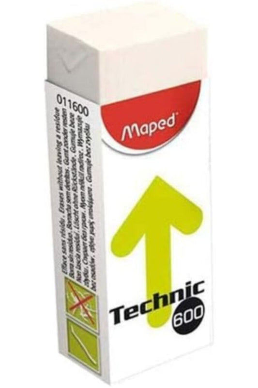 MAPED | Eraser Technic 600 Box=20pcs | MD-011600