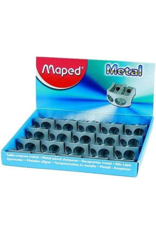 MAPED | Sharpener 2 Hole Metal Box 20 pcs | MD-506700