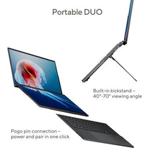 ASUS | Zenbook Duo Laptop 14inch 3K OLED 120 Hz AI-powered Intel ARL H Core Ultra 9 Processor 32 GB LPDDR5x Memory Plus Up to 2 TB PCIe 4.0 SSD UX8406CA-PZ005W | MASITNUX84049