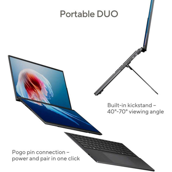 ASUS | Zenbook Duo OLED Laptop Touch Screen Intel Core Ultra 7 255H 2GHz 32GB RAM 1TB SSD UX8406CA-OLED7 | MASITNUX84068