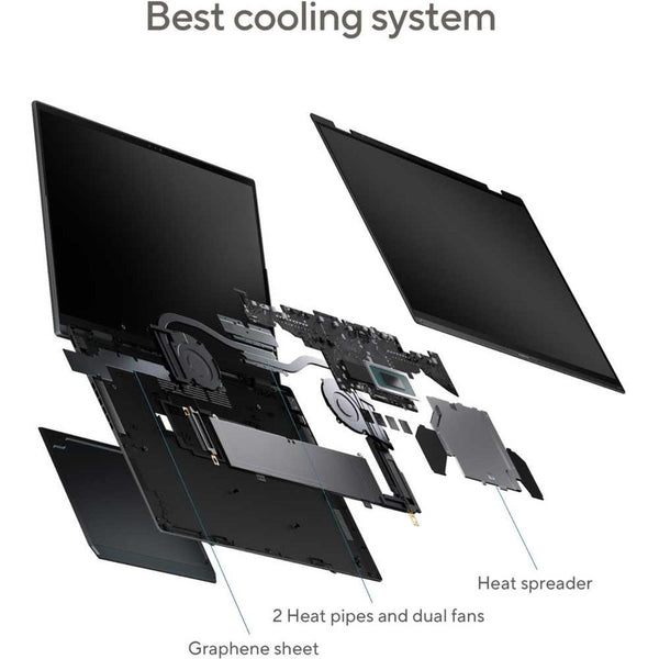 ASUS | Zenbook Duo OLED Laptop Touch Screen Intel Core Ultra 7 255H 2GHz 32GB RAM 1TB SSD UX8406CA-OLED7 | MASITNUX84068